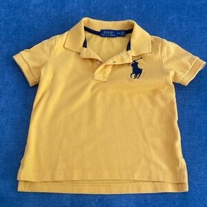 Gold & Blue Polo Shirt